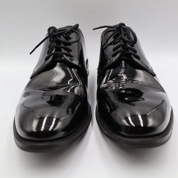 The Black Tux Black Patent Leather Shoes Men's Size 12 SH001 H - Picture 3 of 10